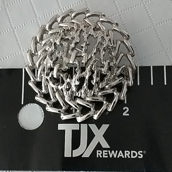 Roget Vintage Silver Tone Stunning Brooch - Picture 7 of 7